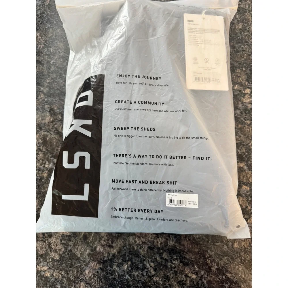 Lskd‎ MVP Fleece Jogger Pants Charcoal Grey Mens Small NWT Sweatpants